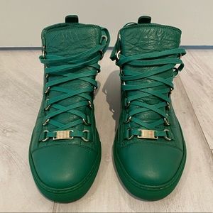 Balenciaga Emerald Green Arena Sneakers